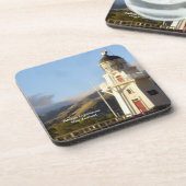 Akaroa Lighthouse, Nieuw-Zeeland Bier Onderzetter (Linkerzijde)