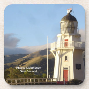 Akaroa Lighthouse, Nieuw-Zeeland Bier Onderzetter