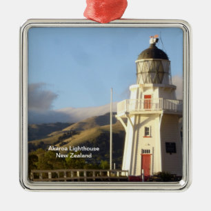 Akaroa Lighthouse, Nieuw-Zeeland Metalen Ornament