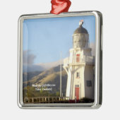 Akaroa Lighthouse, Nieuw-Zeeland Metalen Ornament (Links)