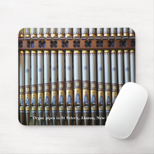 Akaroa organ pipes mousepad muismat (Met muis)