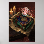 Akasha Codex - mystical esoteric fantasy art Poster (Voorkant)