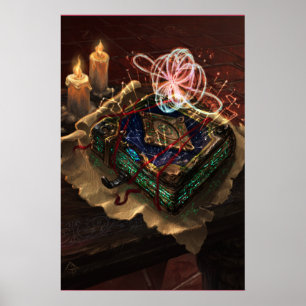 Akasha Codex - mystieke esoterische fantasie kunst Poster