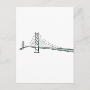 Akashi Kaikyo Suspension Bridge: ook bekend als Pe Briefkaart