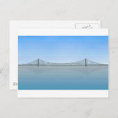 Akashi Kaikyo Suspension Bridge: ook bekend als Pe Briefkaart (Voorkant / Achterkant)