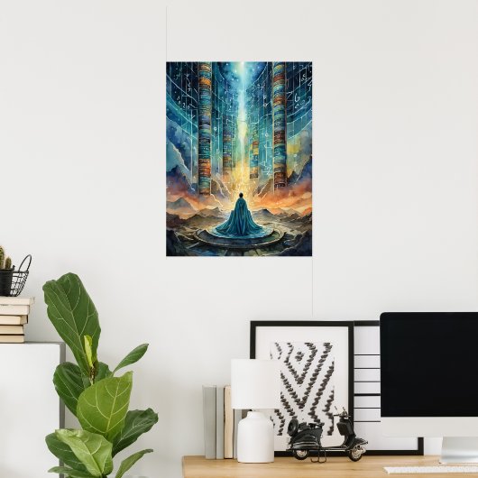 Akashic Records Astral Travel OBE Lucid Dreaming Poster (Thuiskantoor)
