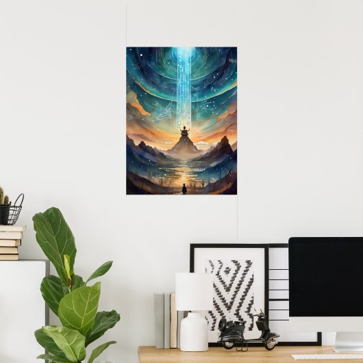 Akashic Records Astral Travel OBE Lucid Dreaming Poster (Thuiskantoor)