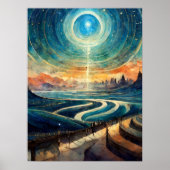 Akashic Records Astral Travel OBE Lucid Dreaming Poster (Voorkant)