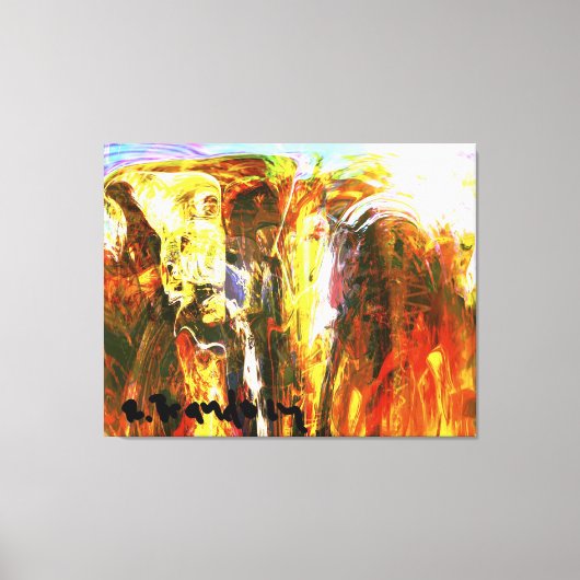 "Akashic Records Bibliothecaris" Galerij verpakt C Canvas Afdruk (Voorkant)