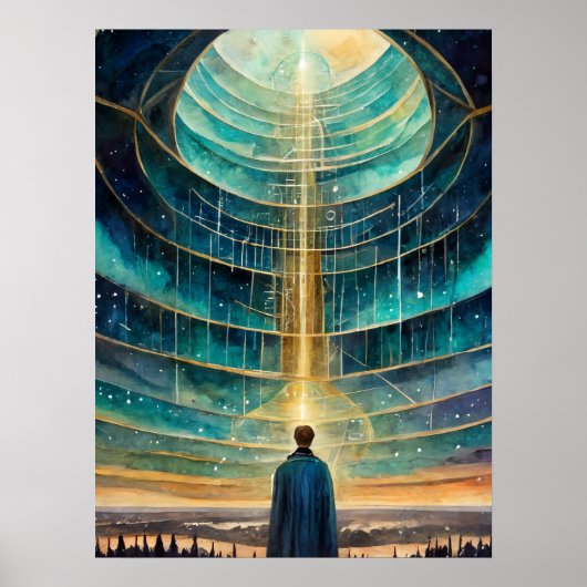 Akashische Verslagen Astrale Reizen UBE Lucide Dro Poster (Voorkant)