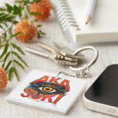 Akasuki Evil Eye T-shirt Sleutelhanger (Voorkant Rechts)