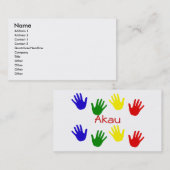 Akau Visitekaartje (Voorkant / Achterkant)