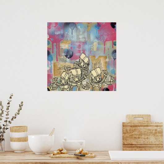 Akayo Robots Poster (Keuken)