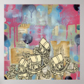 Akayo Robots Poster (Voorkant)
