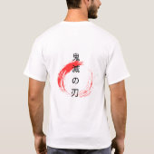 Akaza T-shirt: The Power of the Upper Moon - Demon T-shirt (Achterkant)