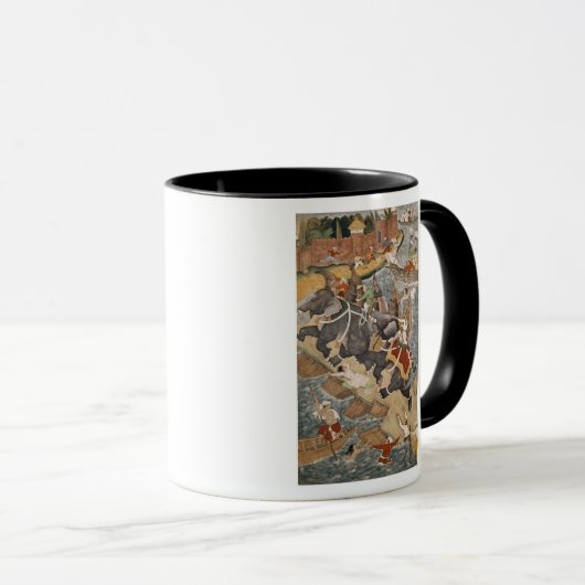 Akbar Tames the Savage Elephant, Hawa'i Mok (Voorkant rechts)