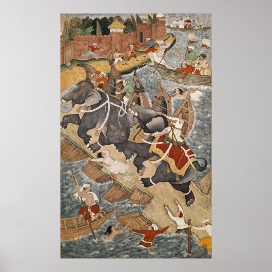 Akbar Tames the Savage Elephant, Hawa'i Poster (Voorkant)