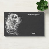 Akbash Abstract Art Dog Naam Post-it® Notes (Kantoor)