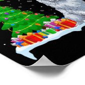 Akbash Dog Kerstboom Lichten Grappige Kerstmis Akb Poster (Hoek)