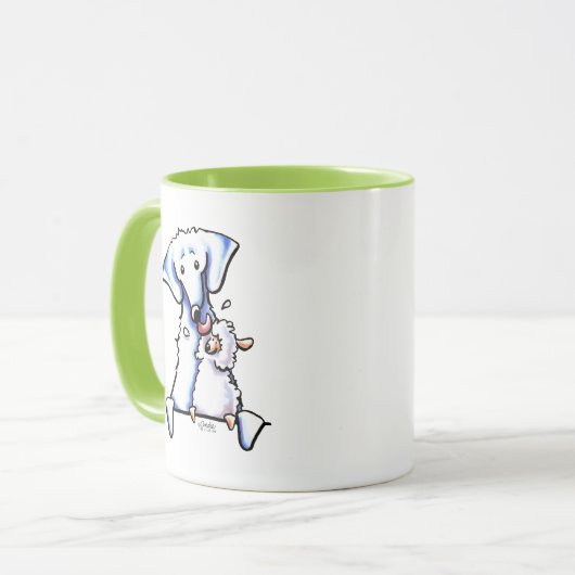 Akbash Dog mama Mok (Voorkant links)