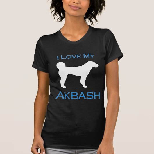 Akbash-liefde - blauw t-shirt (Voorkant)