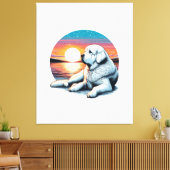 Akbash Waterverf Print (Insitu (Woonkamer))