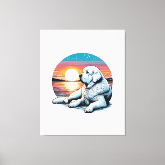 Akbash Waterverf Print (Voorkant)