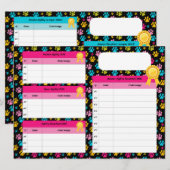 AKC Agility en Jumper Master Titles Tracker Kaart (Voorkant / Achterkant)