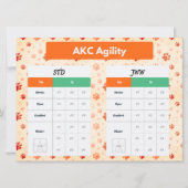 AKC Agility Master STD & JWW Titels Tracker (Voorkant)