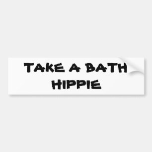 AKE a bATH hIPPIE Bumpersticker