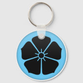 Akechi Clan Kamon Sleutelhanger (Voorkant)
