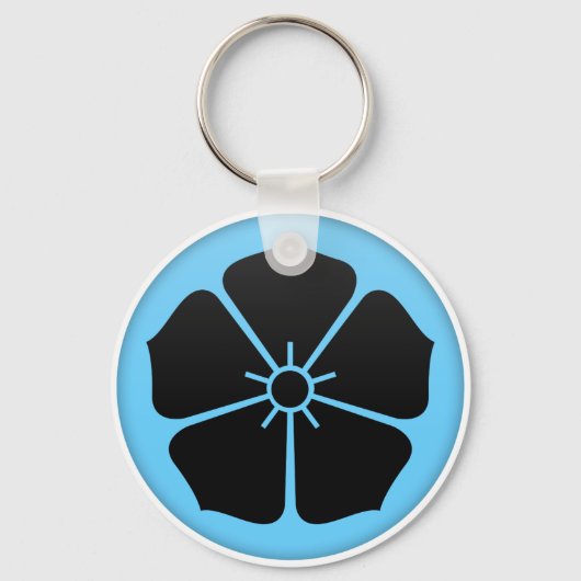Akechi Clan Kamon Sleutelhanger (Voorkant)