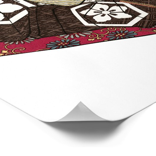 Akechi Mitsuhide Ukiyo-e Poster (Hoek)