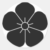 AKECHI RONDE STICKER (Voorkant)