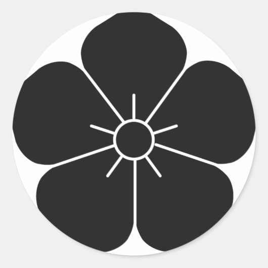 AKECHI RONDE STICKER (Voorkant)