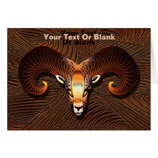 Akedah - Ram's hoofd (Voorkant Horizontaal)