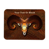 Akedah - Ram's hoofd Magneet (Horizontaal)