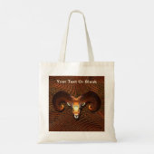 Akedah - Ram's hoofd Tote Bag (Achterkant)