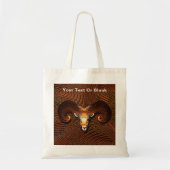 Akedah - Ram's hoofd Tote Bag (Voorkant)