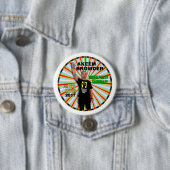 Akeem Browder voor de burgemeester van NYC Ronde Button 7,6 Cm (In situ)