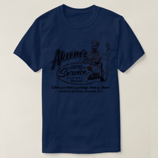 Akeems Schoonmaakservice LTS T-shirt (Design voorkant)