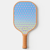 Akelei Bloemen Pickleball Paddle (Achterkant)