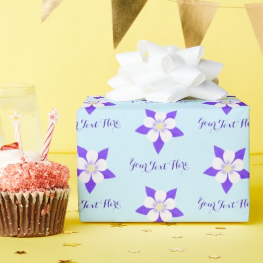 Akelei Cadeaupapier (Verjaardagsfeest)