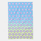 Akelei Geel & Groen Theedoek (Verticaal)