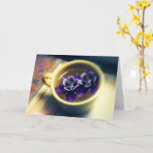 Akelei Kaart (Gele Bloem)