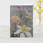 Akelei Kaart (Gele Bloem)