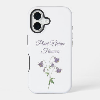 Akelei Plant Inheemse Bloemen (Europa iPhone 16 Hoesje