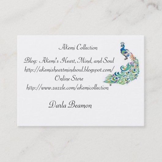Akemi Collectie Visitekaartjes (Voorkant)