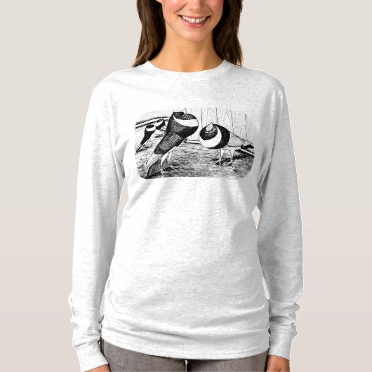 Aken Band Cropper Pigeons T-shirt (Voorkant)