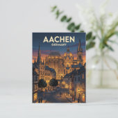 Aken Duitsland Briefkaart (Staand voorkant)